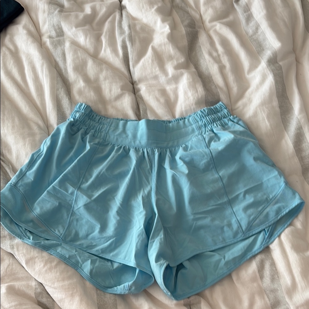 Lululemon Athletica Blue Hottie Hot Shorts - 4” inseam